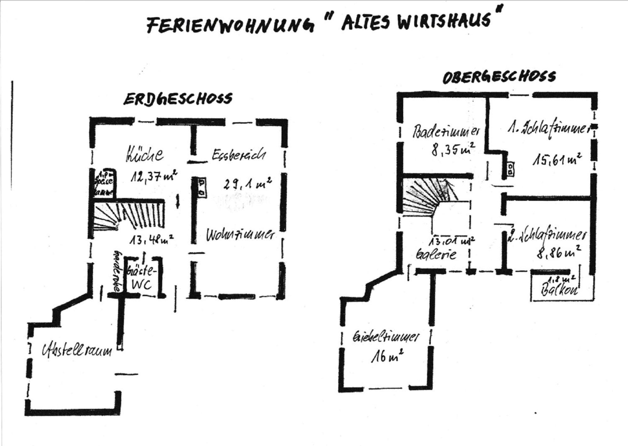 Ferienhaus Altes Wirtshaus Lugde Екстер'єр фото